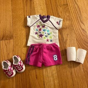American Girl doll soccer outfit